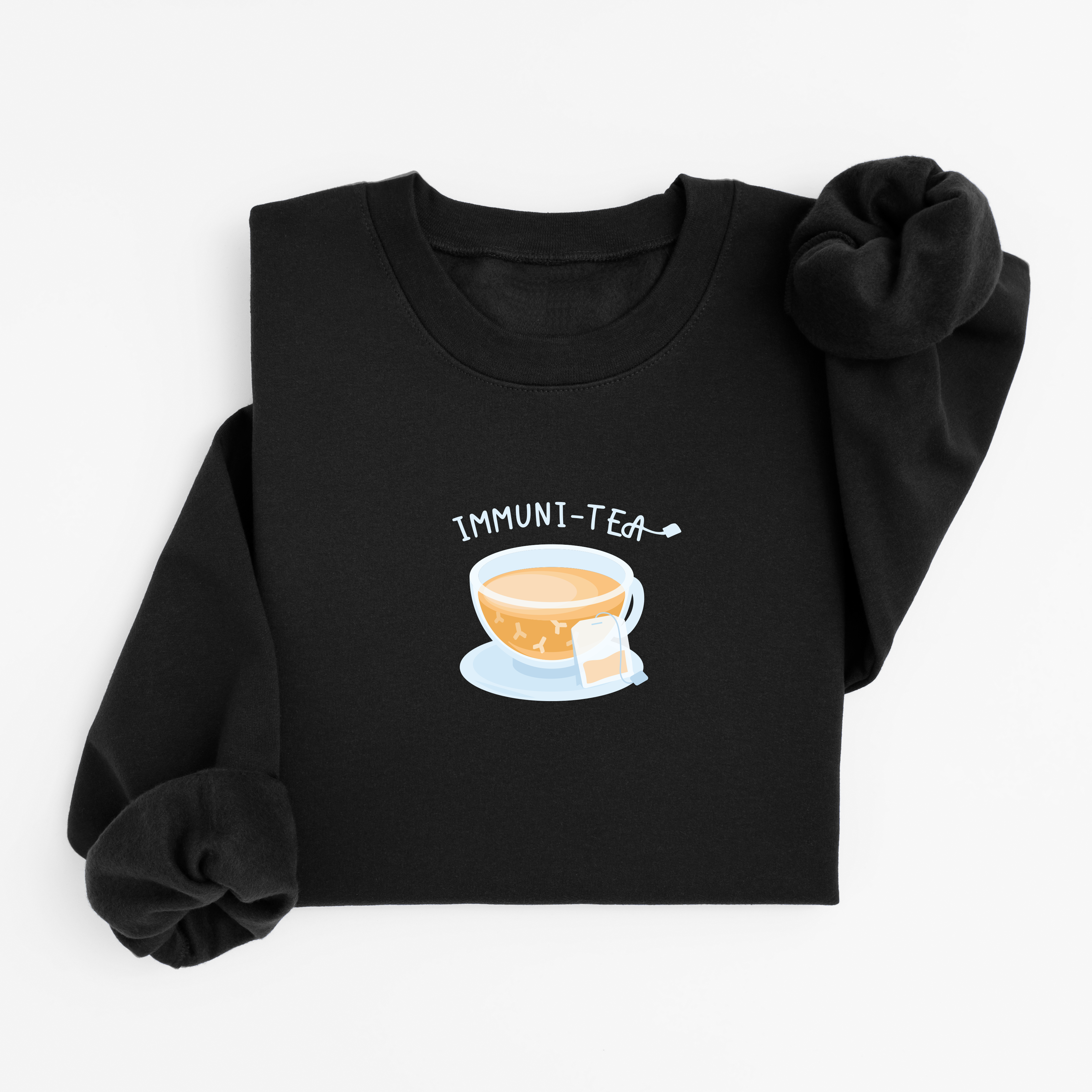 ImmuniTEA Sweatshirt (Black) - Gift for Immunologist | Science Collective