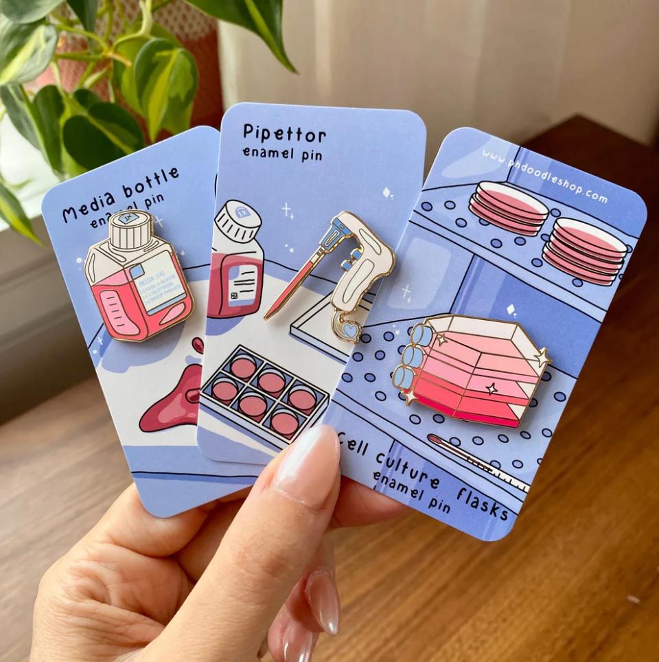 Science-Themed Enamel Pins | Science Collection – Science Collective