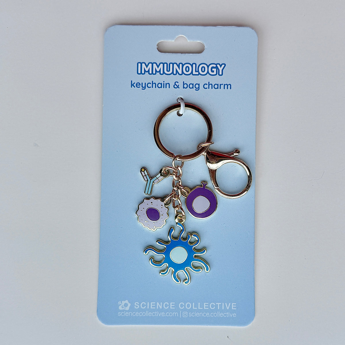 Immune Cells Keychain | Immunology Gifts from Science Collective