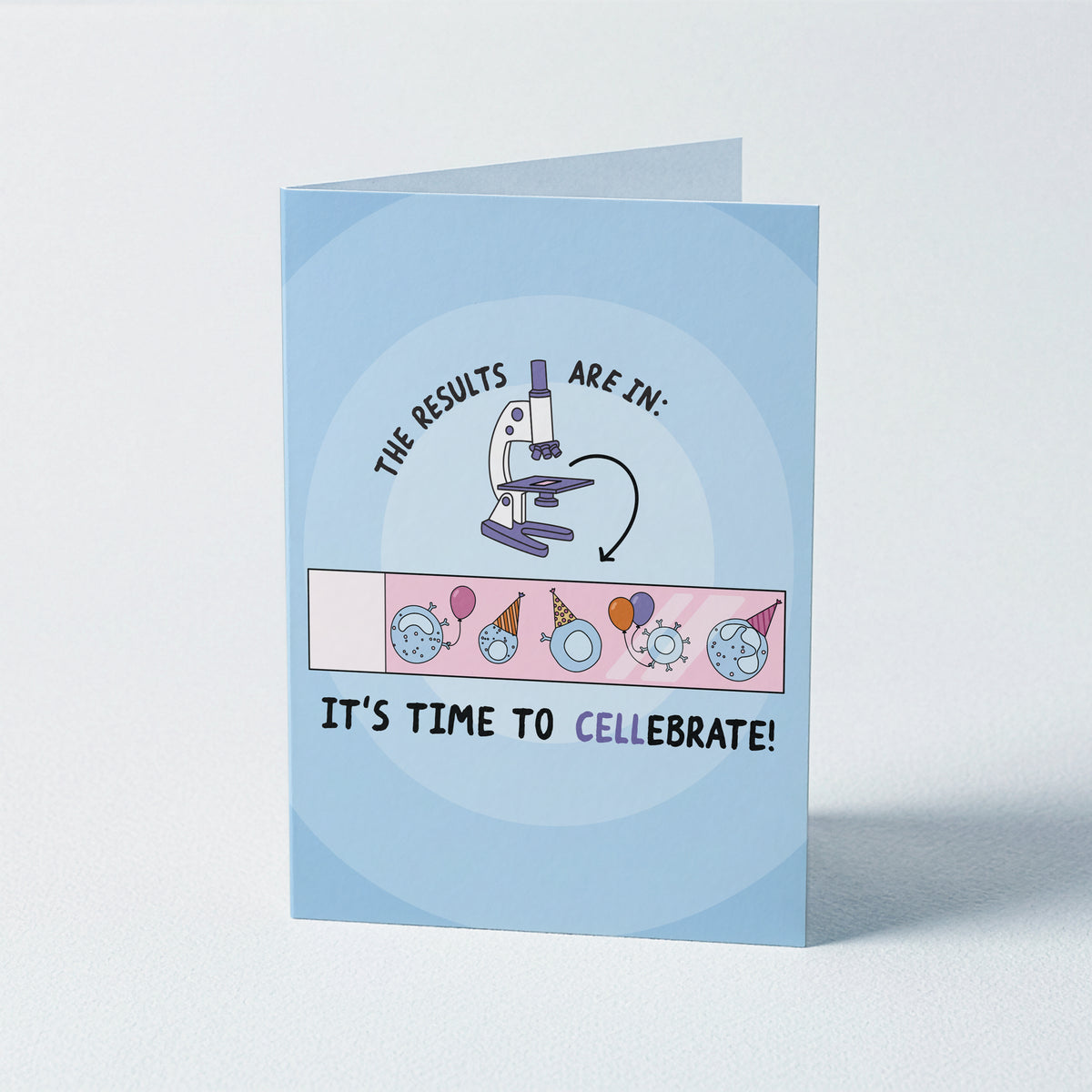 Celebration Card - Cells Under Microscope | Science Collective