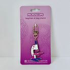Microscope keychain and bag charm