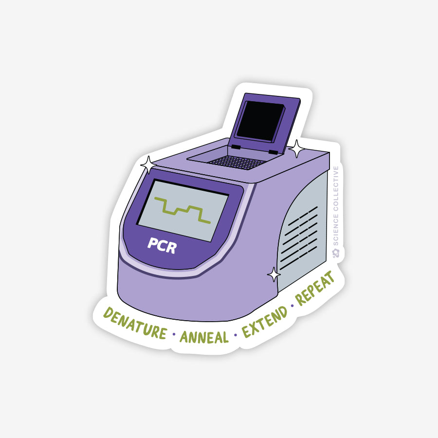 Genetics Stickers - PCR Machine | Science Collective