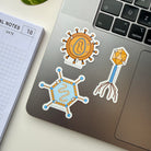 Lentivirus sticker, adenovirus sticker, bacteriophage sticker